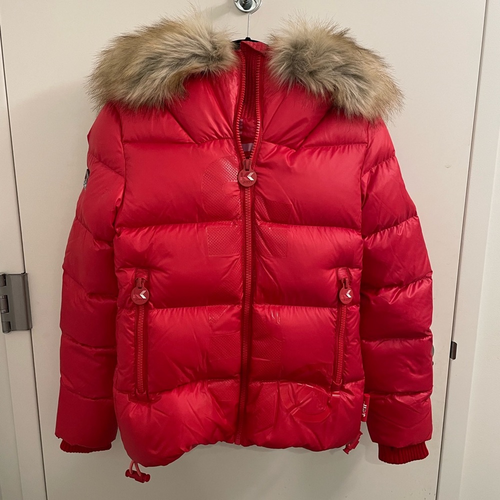 NWOT Jack1t Women’s Red Puffer Coat